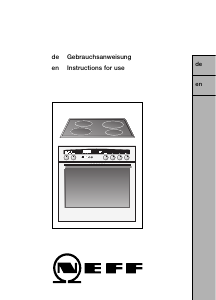 Bedienungsanleitung Neff E1541S2 Herd