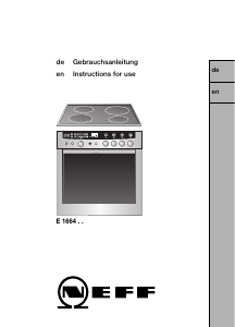 Handleiding Neff E1664S0 Fornuis