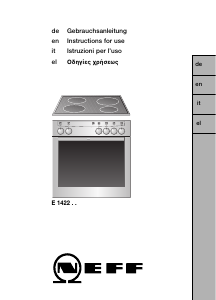 Εγχειρίδιο Neff E1422W0 Εμβέλεια