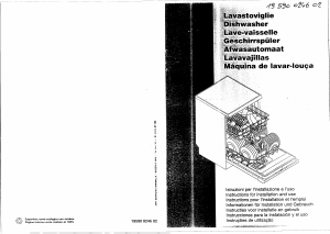 Manual de uso Smeg LS53NNA Lavavajillas