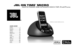 사용 설명서 JBL On Time Micro 스피커 도크