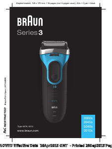 Εγχειρίδιο Braun 3040s Ξυριστική μηχανή