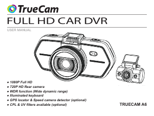 Használati útmutató TrueCam A6 Akciókamera