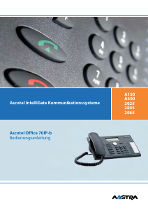 Bedienungsanleitung Aastra Ascotel Office 70IP-b Telefon