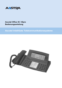 Bedienungsanleitung Aastra Ascotel Office 45pro Telefon