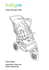 Handleiding Babyco T436 Urban Escape Kinderwagen