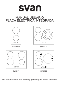 Manual de uso Svan SVV641 Placa