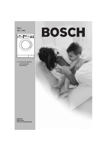 Manual Bosch WFL2060RK Washing Machine