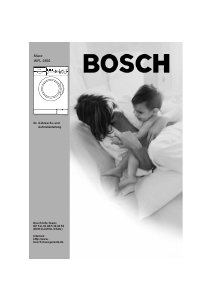 Bedienungsanleitung Bosch WFL2850CH Waschmaschine