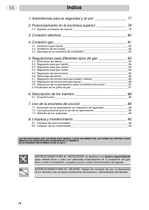 Manual de uso Smeg P705VT Placa