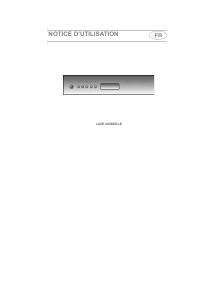 Mode d’emploi Smeg DF410W Lave-vaisselle