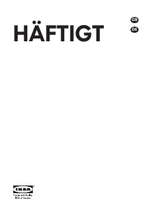 Manual IKEA HAFTIGT Fridge-Freezer