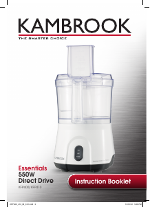 Bruksanvisning Kambrook KFP400 Direct Drive Matberedare