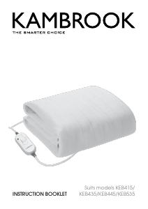 Manual Kambrook KEB445 Dream Weaver Electric Blanket