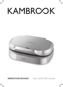 Bruksanvisning Kambrook KPC200 Pancake Perfection Våffeljärn