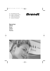Manual Brandt FE601WS1 Forno