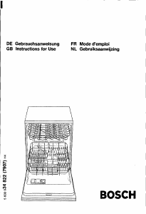 Handleiding Bosch SGS4332FF Vaatwasser