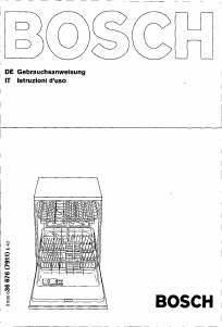 Bedienungsanleitung Bosch SGS4922II Geschirrspüler