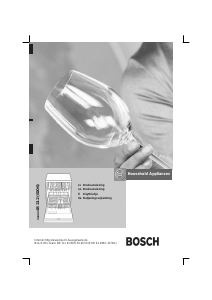 Käyttöohje Bosch SGU5662SK Astianpesukone