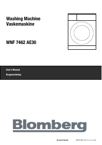 Handleiding Blomberg WNF 7462 AE30 Wasmachine