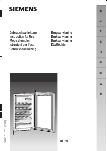 Manual Siemens KF18W420 Refrigerator