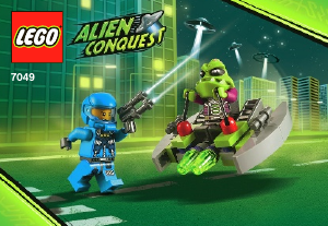 Bedienungsanleitung Lego set 7049 Alien Conquest Alien-Gleiter