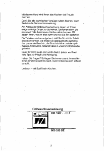 Bedienungsanleitung Siemens HK14220EU Herd