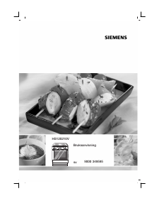 Bruksanvisning Siemens HS120210V Spis