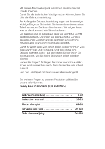 Manuale Siemens HF17025GB Microonde