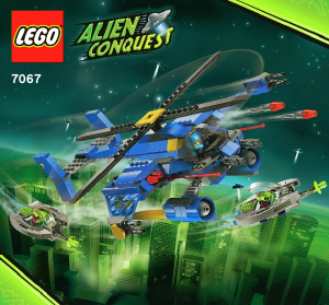 Manuale Lego set 7067 Alien Conquest Jet-Copter da combattimento