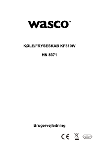 Brugsanvisning Wasco HN 8371 Køle-fryseskab