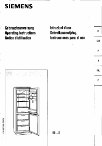 Manual Siemens KG30S01 Fridge-Freezer