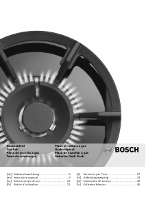 Manual Bosch PCQ875B11E Hob