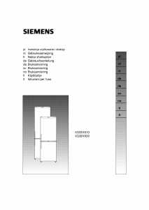 Manuale Siemens KG33VX10 Frigorifero-congelatore