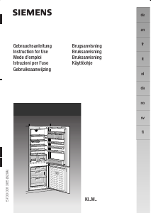 Bruksanvisning Siemens KI24M470FF Kjøle-fryseskap