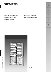 Manual Siemens KI30M471 Fridge-Freezer