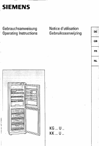 Manual Siemens KK29U01GB Fridge-Freezer