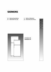 Manual Siemens KS42V610FF Frigorífico combinado