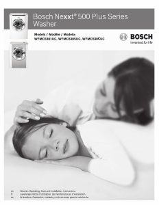 Manual Bosch WFMC5301UC Washing Machine