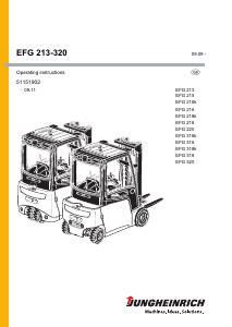 Bedienungsanleitung Jungheinrich EFG 316k Gabelstapler