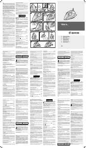 Manual de uso Bosch TDA8301 Plancha