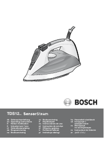 Руководство Bosch TDS12SPORT SensorSteam Утюг