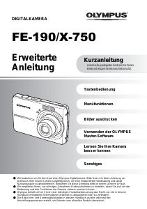 Bedienungsanleitung Olympus X-750 Digitalkamera