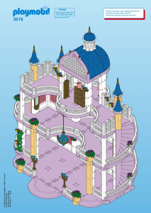 Manual Playmobil set 3019 Fairy Tales Dream castle