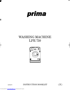 Handleiding Prima LPR710 Wasmachine
