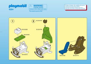 Manual Playmobil set 4254 Fairy Tales Berçário