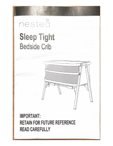 Handleiding Nested Sleep Tight Babybed