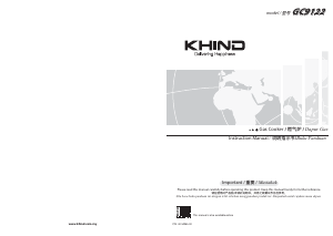 Manual Khind GC9122 Hob