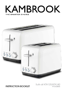 Manual Kambrook KTA120WHT Toaster