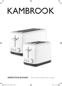 Manual Kambrook KTA140WHT Toaster